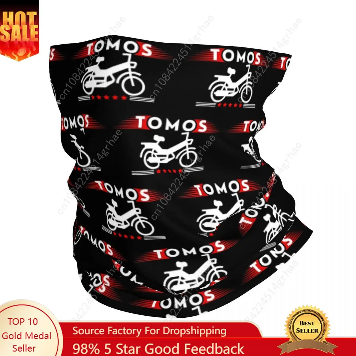 

Tomos Moped Bandana Neck Cover Printed Magic Scarf Warm Headband Outdoor Sports Unisex Adult Washable