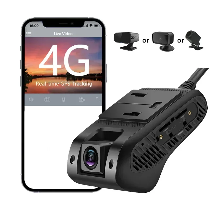2026 Premium Jimi JC261P 4G Car Camera With ADAS Live Stream HD Dual Cameras GPS Tracking Wifi Hotspot Multiple Alarms DVR Dash