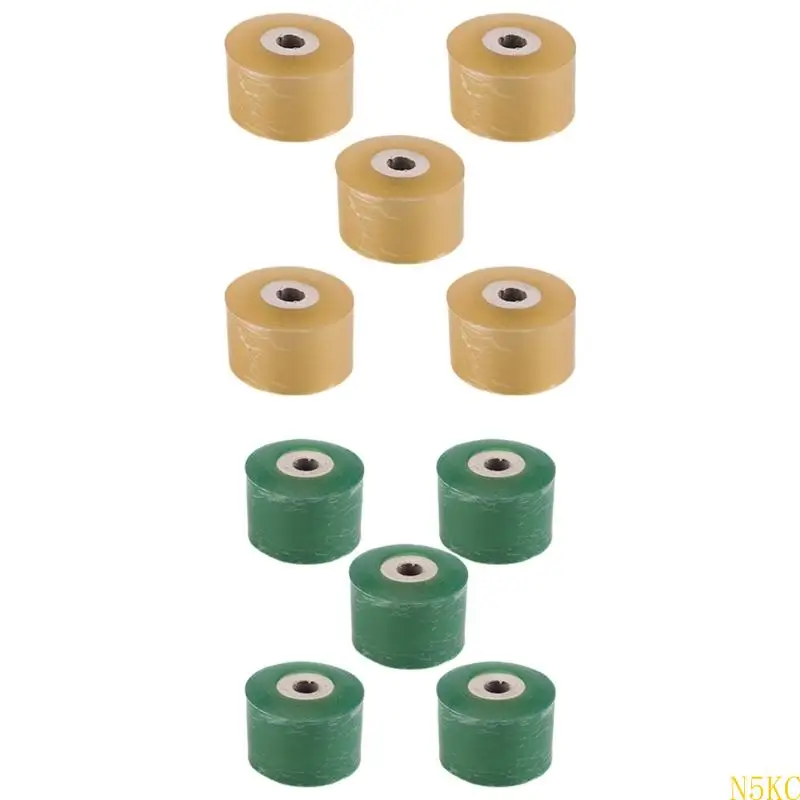 

N5KC 5pcs Прививая лента растягивающаяся клейкая мембрана прозрачная пленка для сада