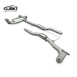 High Performance Exhaust Muffler Exhaust Cat Back for Audi TT MK1 1.8T 1998-2006 Stainless Steel Exhaust auto parts Exhaust syst