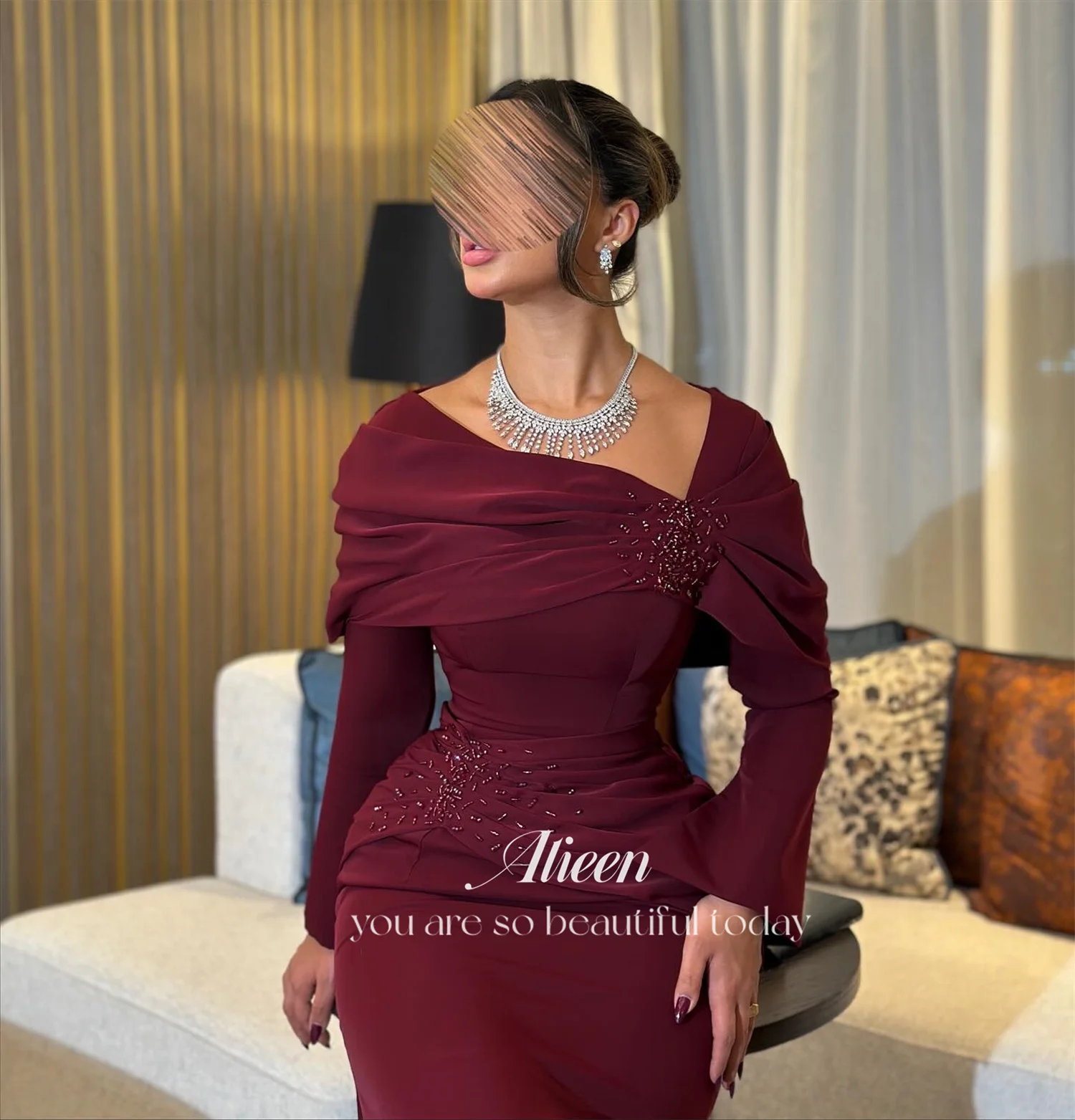 Aileen Customized Dresses Gala Prom Dress فساتين سهرة Luxurious Women's Evening Dresses for Special Occasions Vestidos De Festa image 2