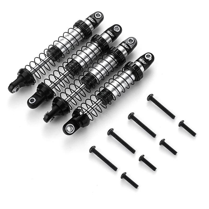 4pcs 1/18 Front Rear Shock Absorber Aluminum Alloy Wear-resistant Rc Front Rear Shock Absorber For UTB18 RC Car Part