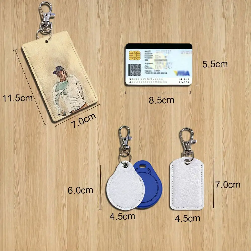 I m The Problem Morgan Wallen Card Holder Keychain Key Ring Door Lock Access Protective Case For Security Gift