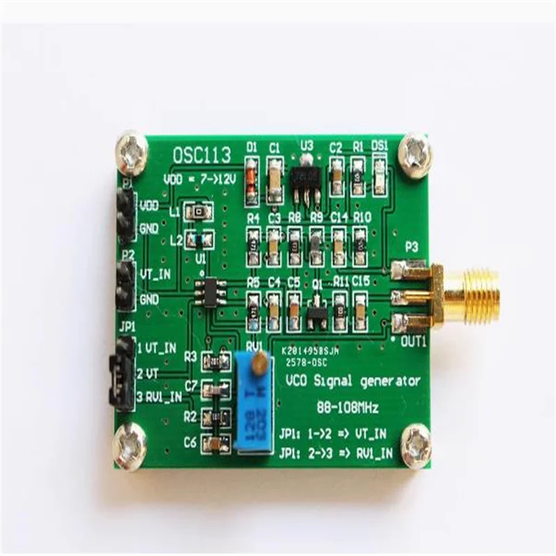 88MHz~108MHz adjustable VCO signal generator FM transmitter