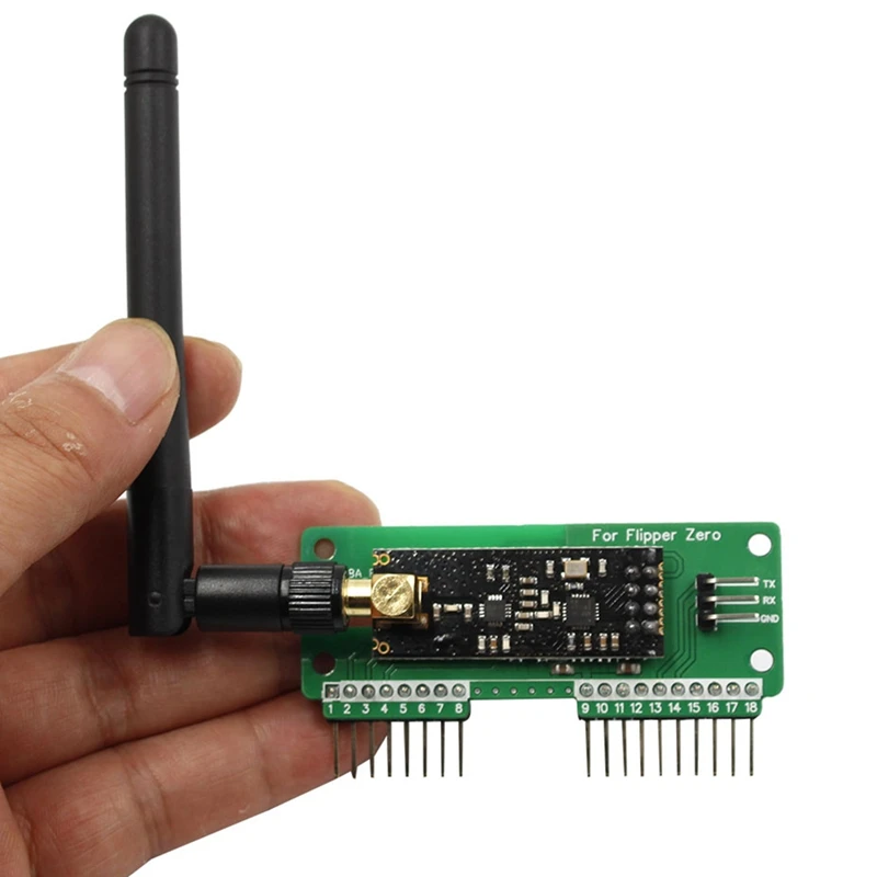 1 Piece NRF24 Module GPIO Module Green For Flipper Zero For Sniffer And Mouse Jacker