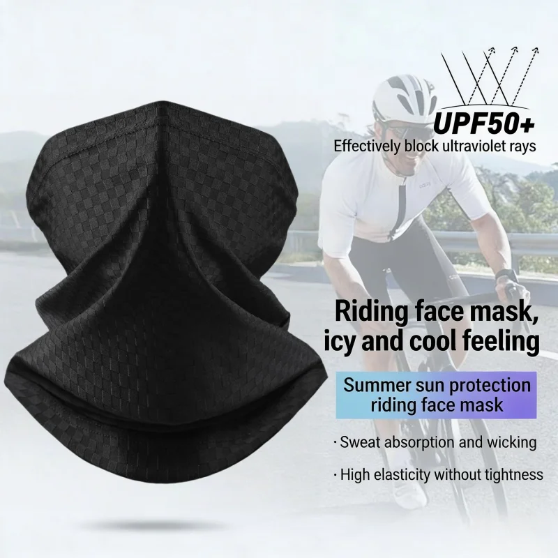 

Outdoor Sunscreen Cycling Mask Ice Silk Neck Gaiter Fishing Magic Motorcycle Face Scarf Neck Cover Cycling Breathable Mask