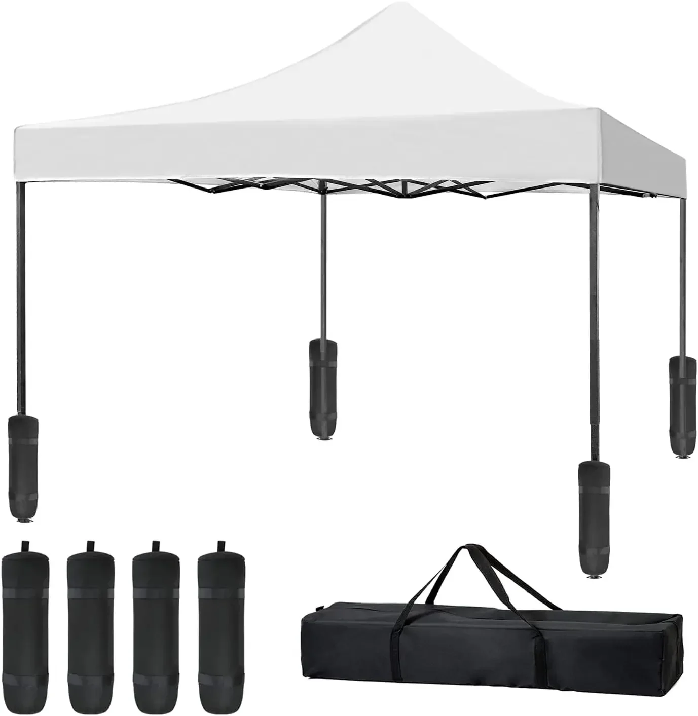 Высококачественная прямая ножка и легкий солнцезащитный козырек, безопасная 10X10, всплывающая палатка с навесом, анти-УФ-защита для вечеринок, кемпинга