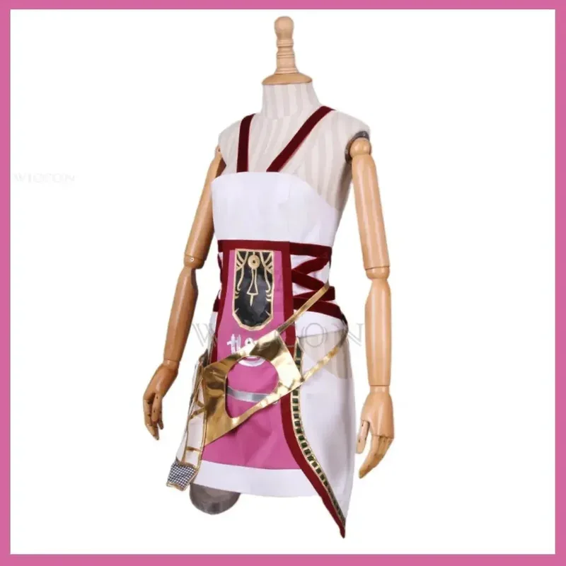 Anime game Lightning Returns: Final Fantasy XII hand over Farron cosplay costume wig combat uniform dress woman sexy Halloween s