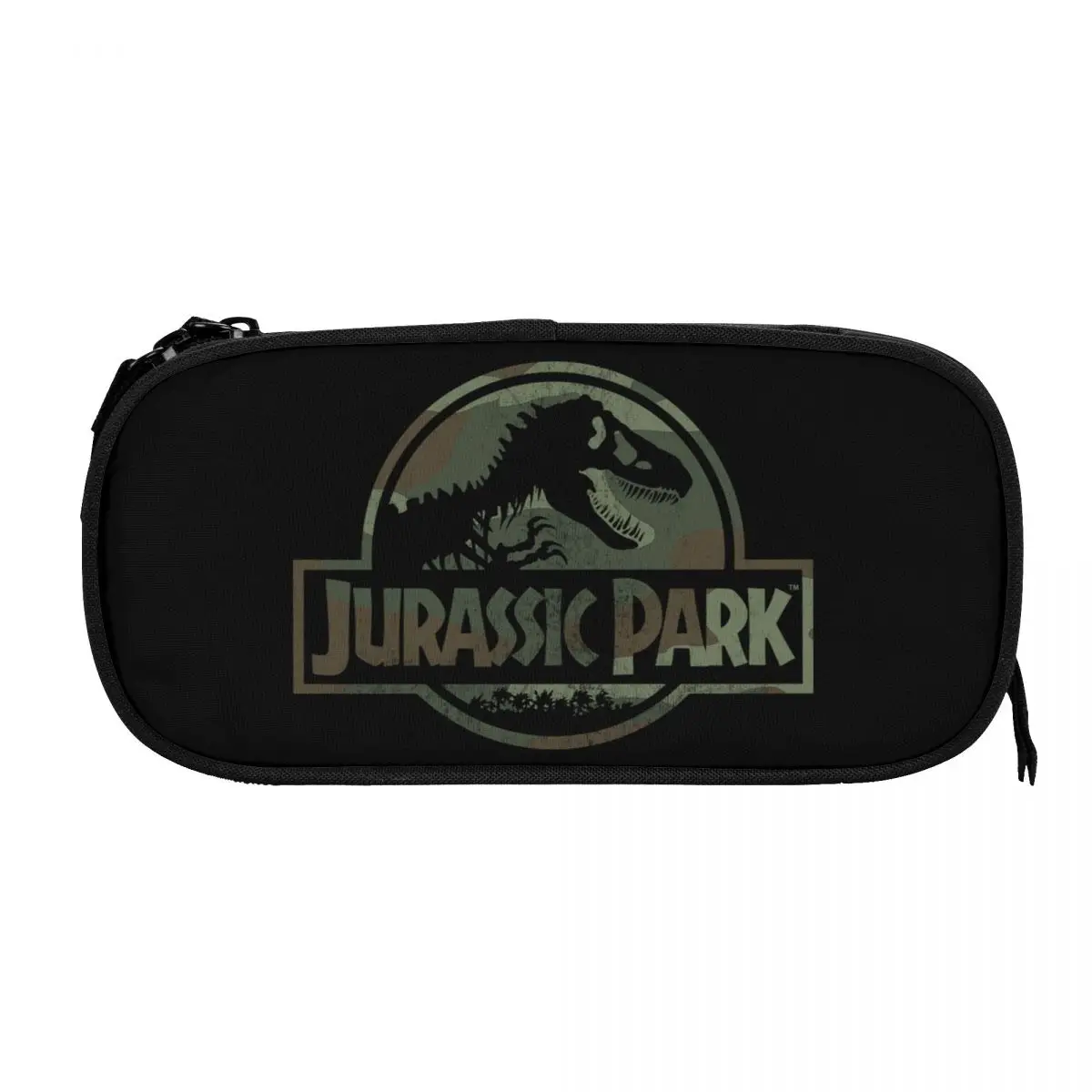 

Камуфляжный пенал с логотипом Парка Юрского периода, милая сумка-держатель для ручек для девочек и мальчиков, большие школьные принадлежности для хранения, подарочный пенал