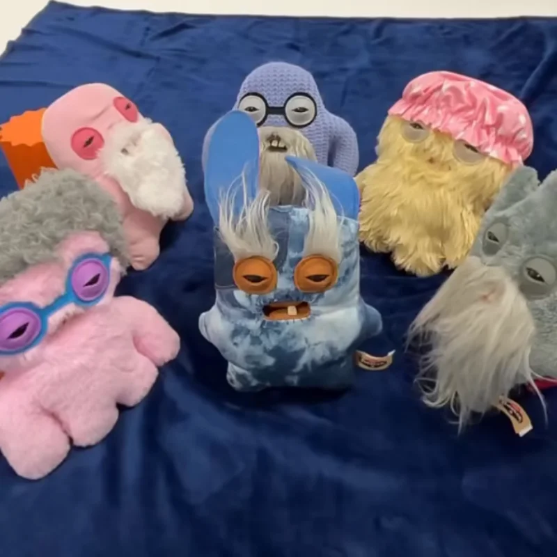 

2026 Новый оригинальный Fuggler Old Fogies серии Коллекционная плюшевая игрушка Fuuny Ufly Monster Мягкая кукла Украшение рабочего стола Модные игрушки