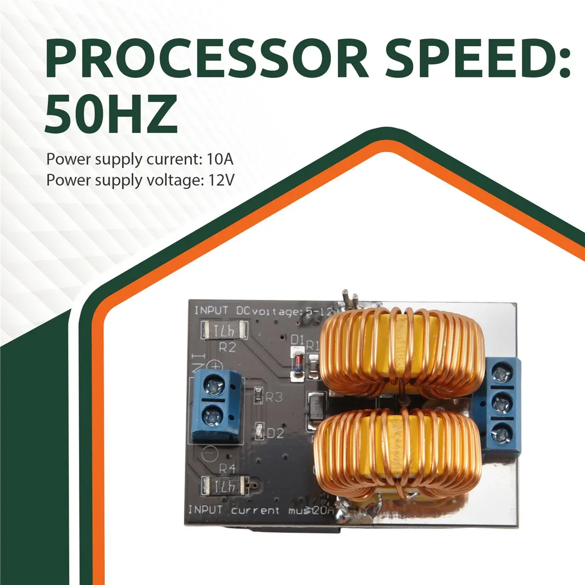 *A* Mini ZVS Heating Machine 120W High Frequency Induction Heating Board Module Driver Heater