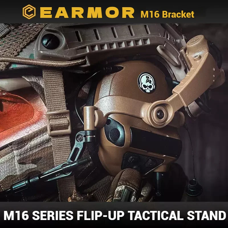 EARMOR Tactical Headset ARC M16A Helmet Rails Adapter Attachment Kit for M31/M32 & M31H/M32H Headset