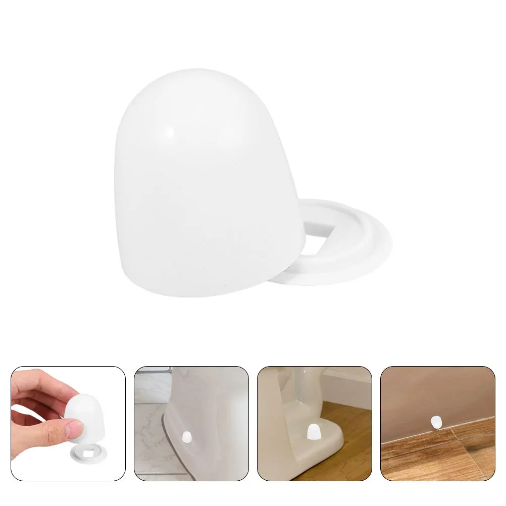 

6Pcs Decorative Toilet Bolt Caps Set Easy Install No Tools Required Bathroom Toilet Screw Covers Decorative Replacement Parts