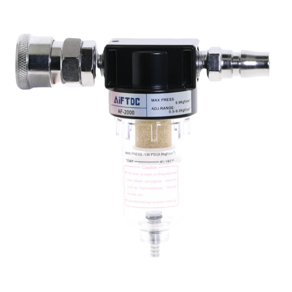 Unità di trattamento della sorgente accessoria del filtro dell'aria delle parti pneumatiche per la separazione dell'acqua dell'olio del compressore AF2000