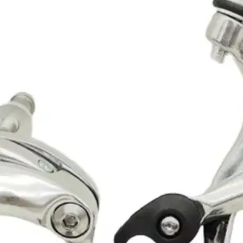 Silver Black Aluminum Alloy C Type Dual Pivot Brake Caliper For Road Bike Fixed Gear Racing Bicycle Cycling Brake Part Accessory