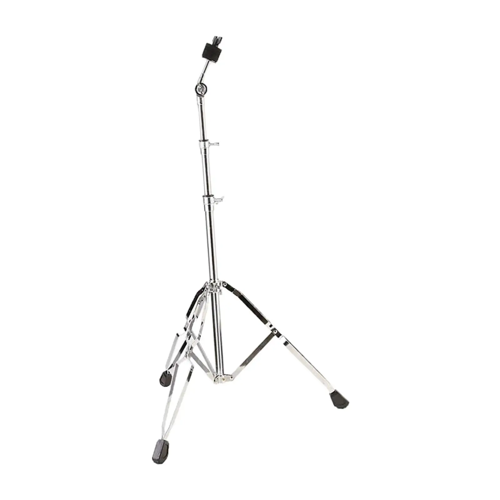 Metal High Hat Stand,Double Braced Cymbal Stand,Height Adjustable Drum Stand,Foldable Percussion Instrument Parts Holder