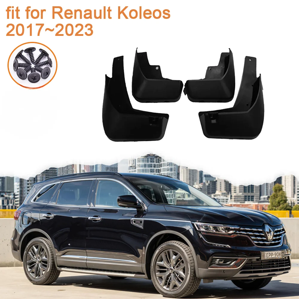 MudFlaps for Renault Koleos 2 Samsung QM6 2017 2018 2019 2020 2021 2022 2023 Accessorie Mudguards Anti-splash Guard Fender Flare