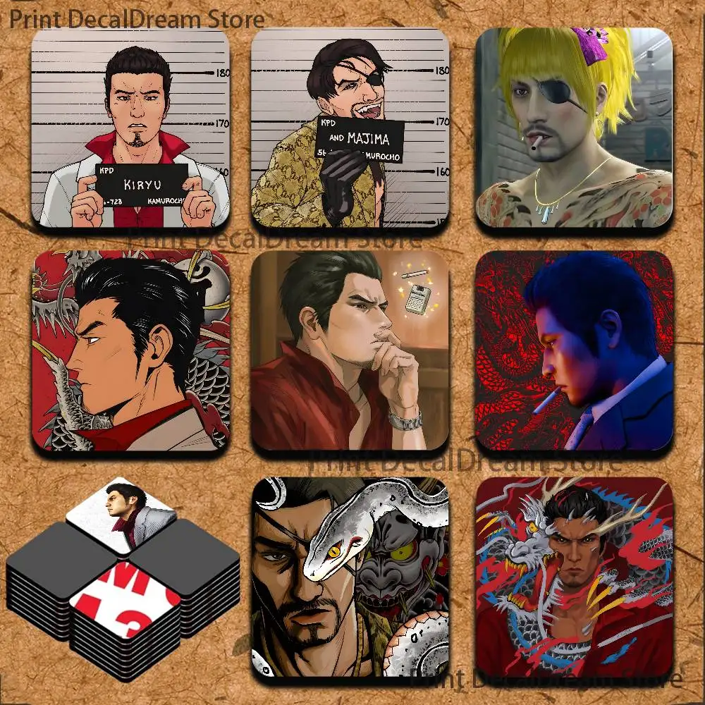 

Japanese Game Y-Yakuza K-Kiryu Dragon Sublimation Magnet Anime Fridge Magnets Personalized Sublimation Products for Kitchen