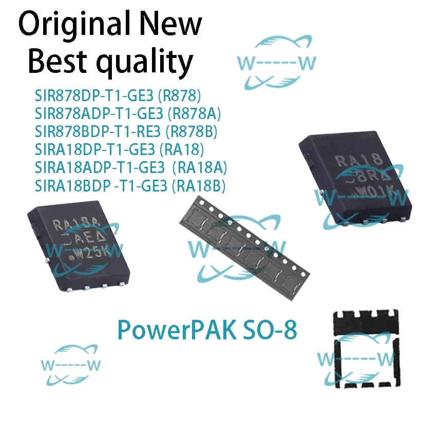 5-30 Uds SIR878DP R878 SIR878ADP R878A SIR878BDP R878B SIRA18DP-T1-GE3 RA18 SIRA18ADP-T1-GE3 RA18A SIRA18BDP -T1-GE3 RA18B mosfet
