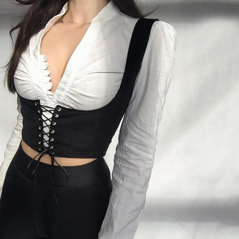 Elegant Solid Color Waist Trainer Women Corset Cincher Body Shaper Girdle Trimmer Extender Streetwear Waist Decorations