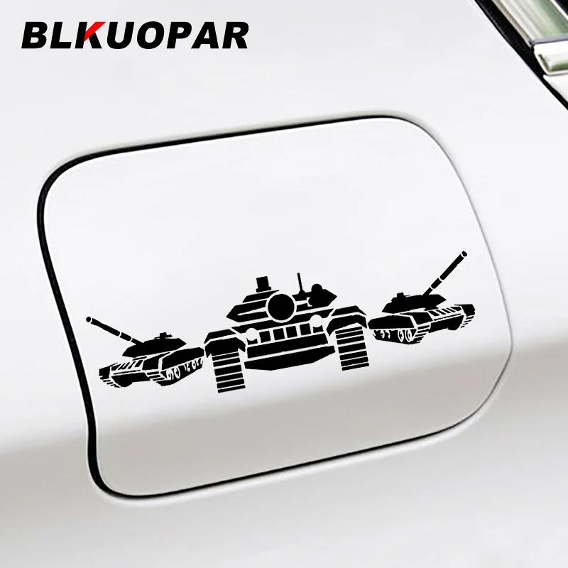 BLKUOPAR Tank Military Equipment Armored Vehicle Arcade Game Silhouette Decal Personality Waterproof Car Stickers Bumper Lable