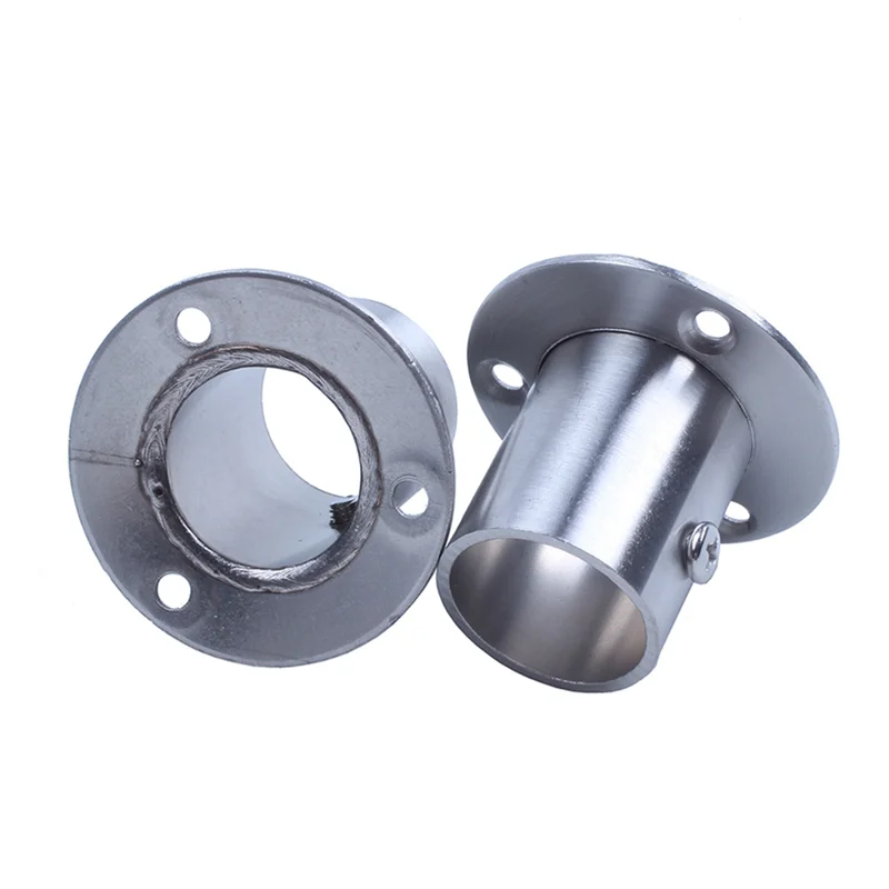 A36T-garderobe 25 mm buis roestvrijstalen railstangeindsteunbeugel 20 stuks