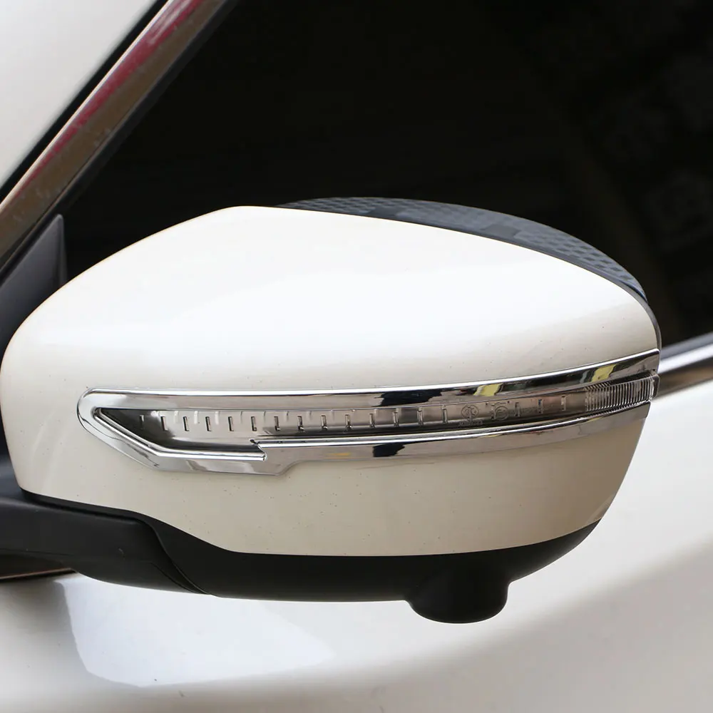 

For Nissan Xtrail T32 X-Trail 2014 - 2022 Qashqai J11 2014-2022 Rearview Mirror Anti-Scratch Strip Sticker Styling Accessories