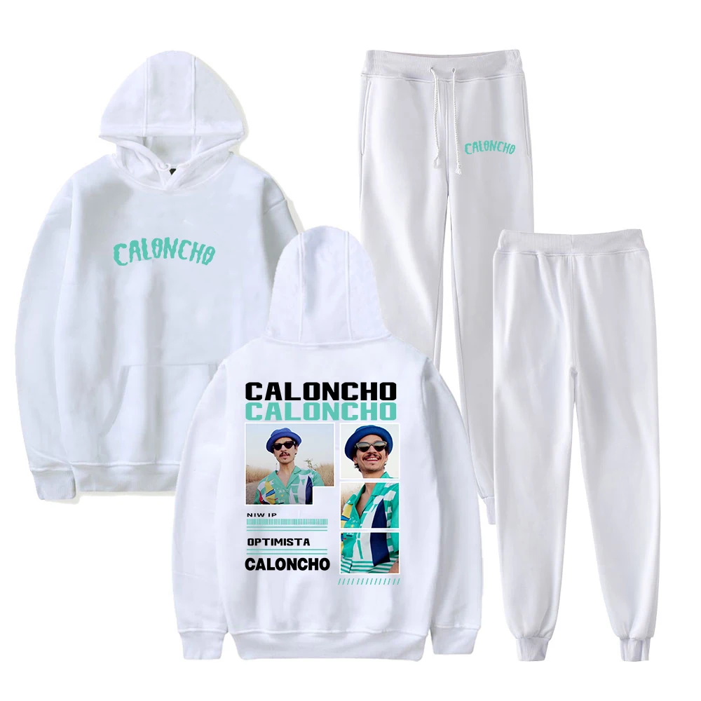 GF Caloncho خمر هوديس بنطال رياضي قطعتين مجموعة بلوزات + Sweatpants النساء الرجال الزي مجموعات #2