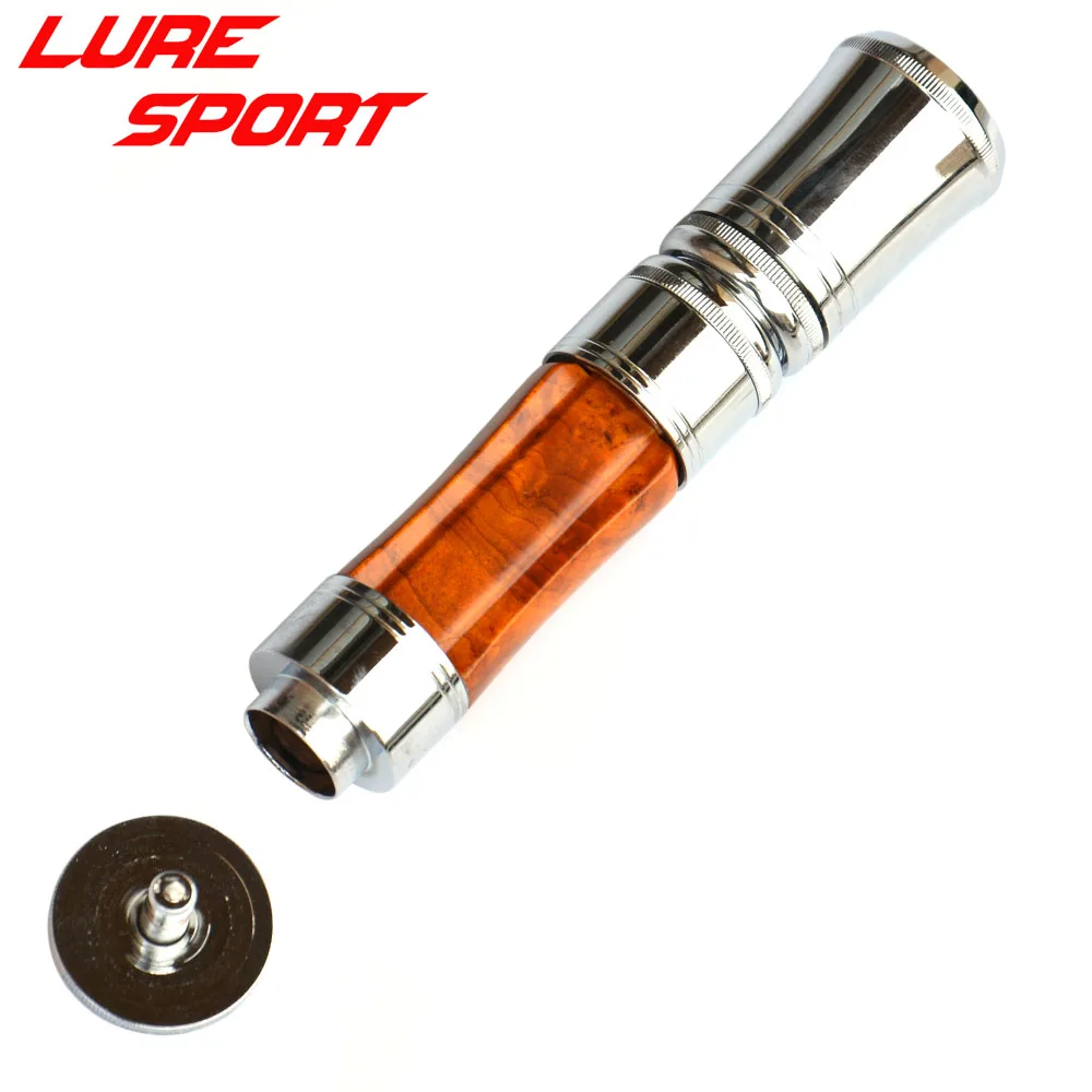 

LureSport Aluminum Spinning Reel Seat With Lock Ferrules wood body Rod Building component Repair DIY Accessories