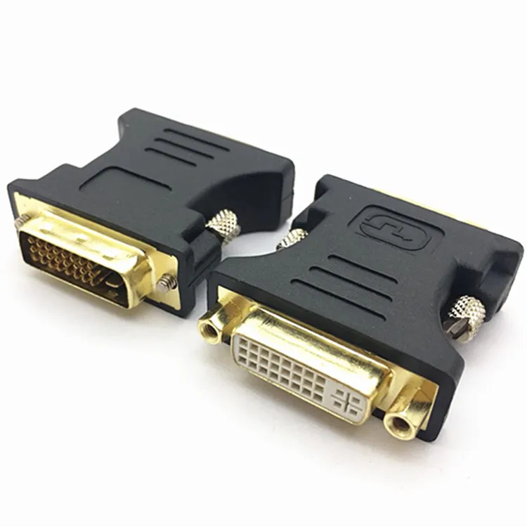 10pcs DVI adapter 24+1 male to 24+5 female DVI plug male to female high-definition DVI adapter terminal block Electronics Stocks