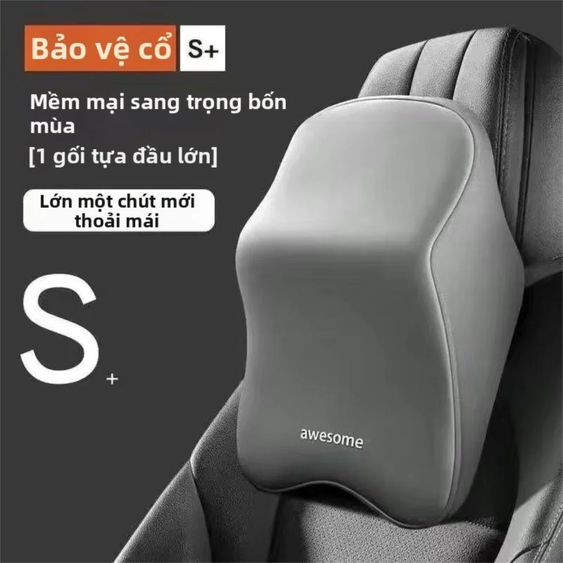 Gối Hỗ Trợ Cổ Và Tựa Lưng Cho Ô Tô
