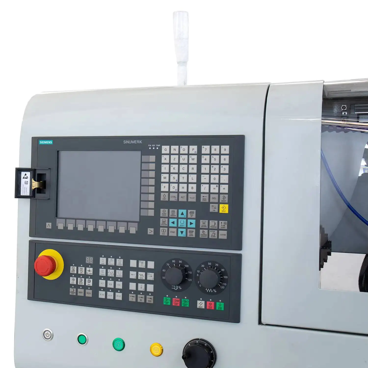 Máquina de torno CNC de bancada leve de alto desempenho Cnc210 para processamento de metal