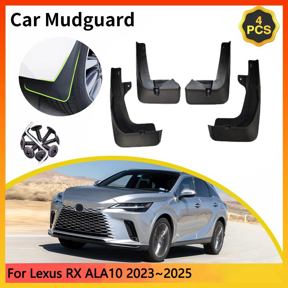 

For Lexus RX ALA10 ALH10 MK5 2023 2024 2025 350 350h 500h 450h+ Car Mudguards Mudflap Mudguard Splash Guards Mud Flaps Fender