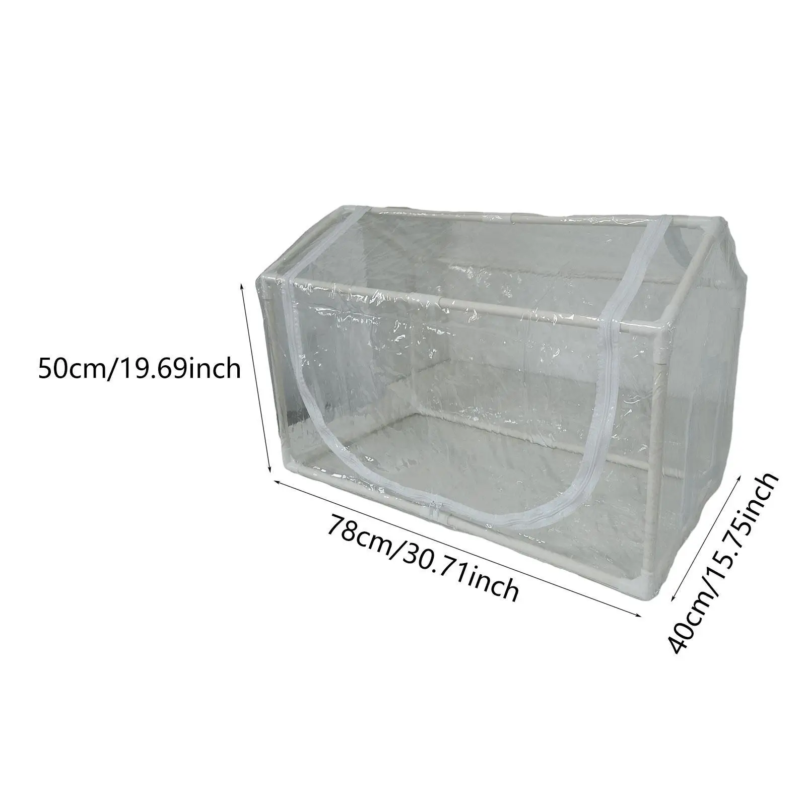 Mini tienda de campaña para plantas de invernadero, Protector de plantas multiusos de alto rendimiento, portátil de PVC para patio trasero, ventana, balcón para mascotas