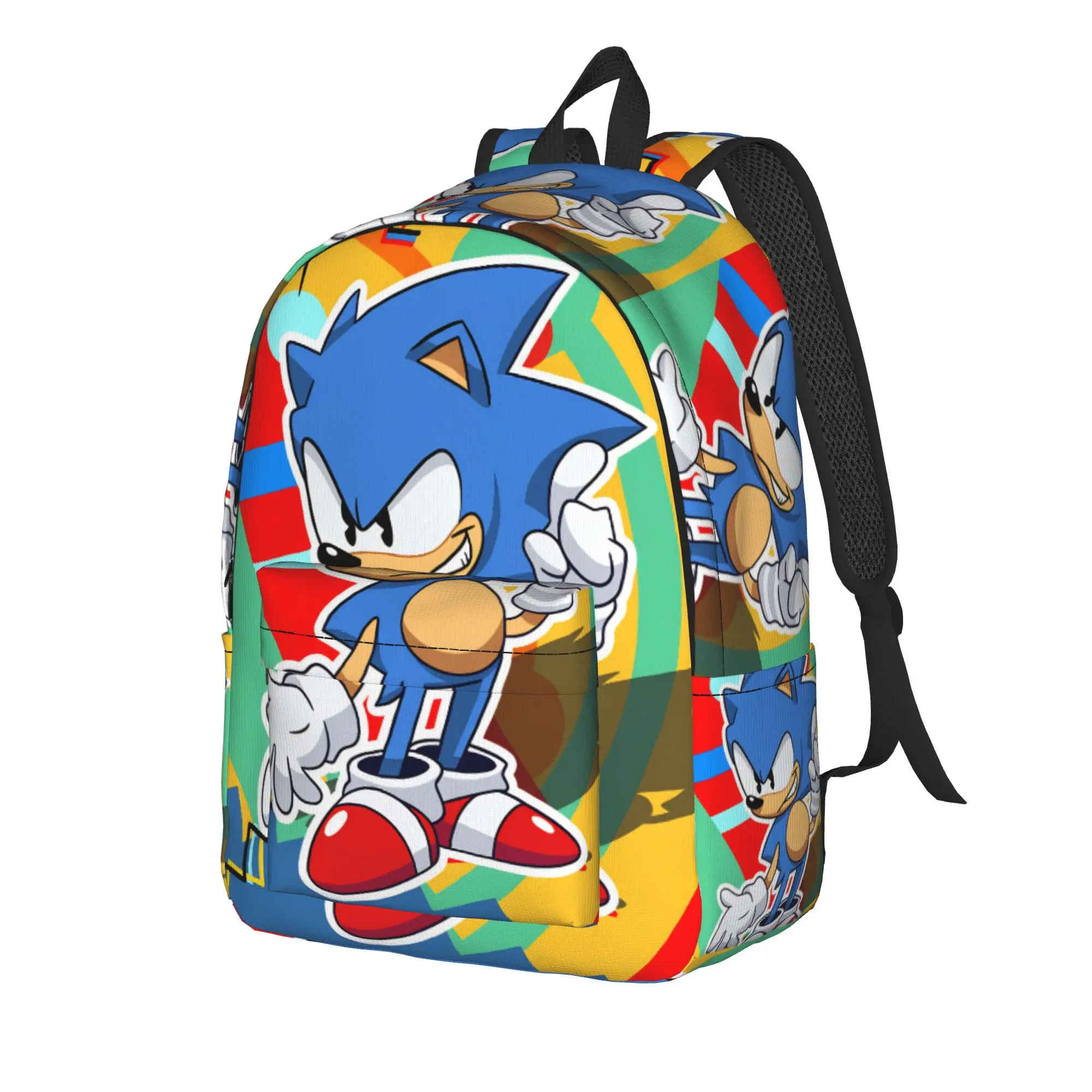Sonices Cartoon Game Backpack  Cycling Backpacks Male Custom Soft High School Bags Cute Rucksack