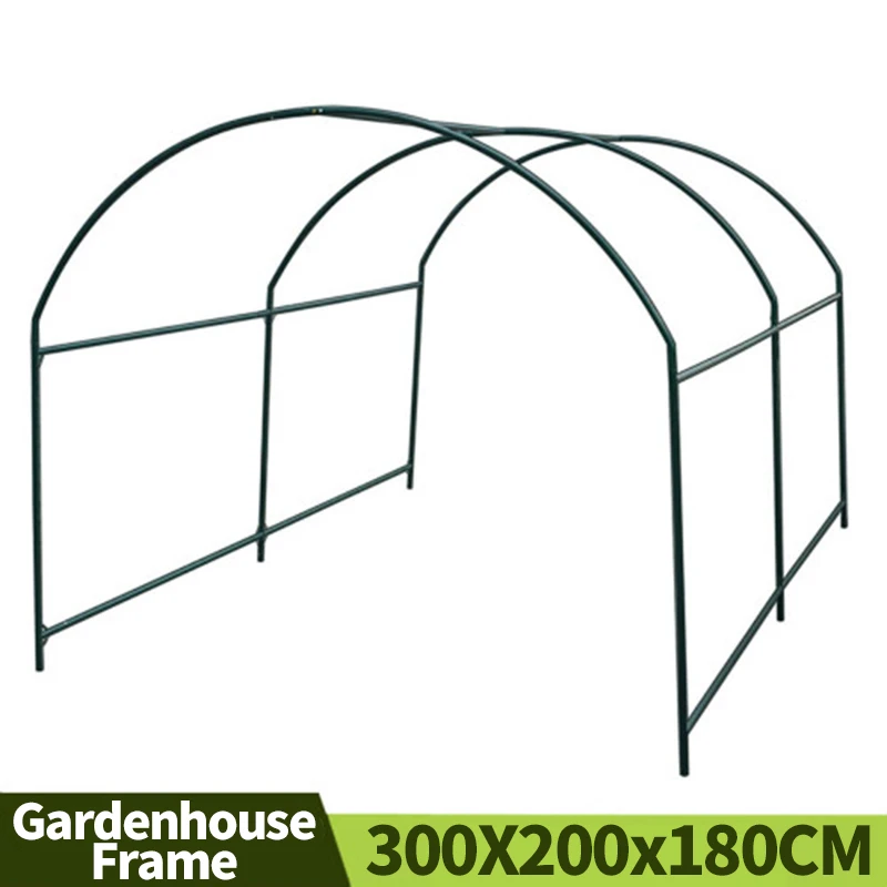 

Greenhouse 300x200x180cm Garden Garden Greening Plant Flower Vegetable Protection Greenhouse including Frame and Cover