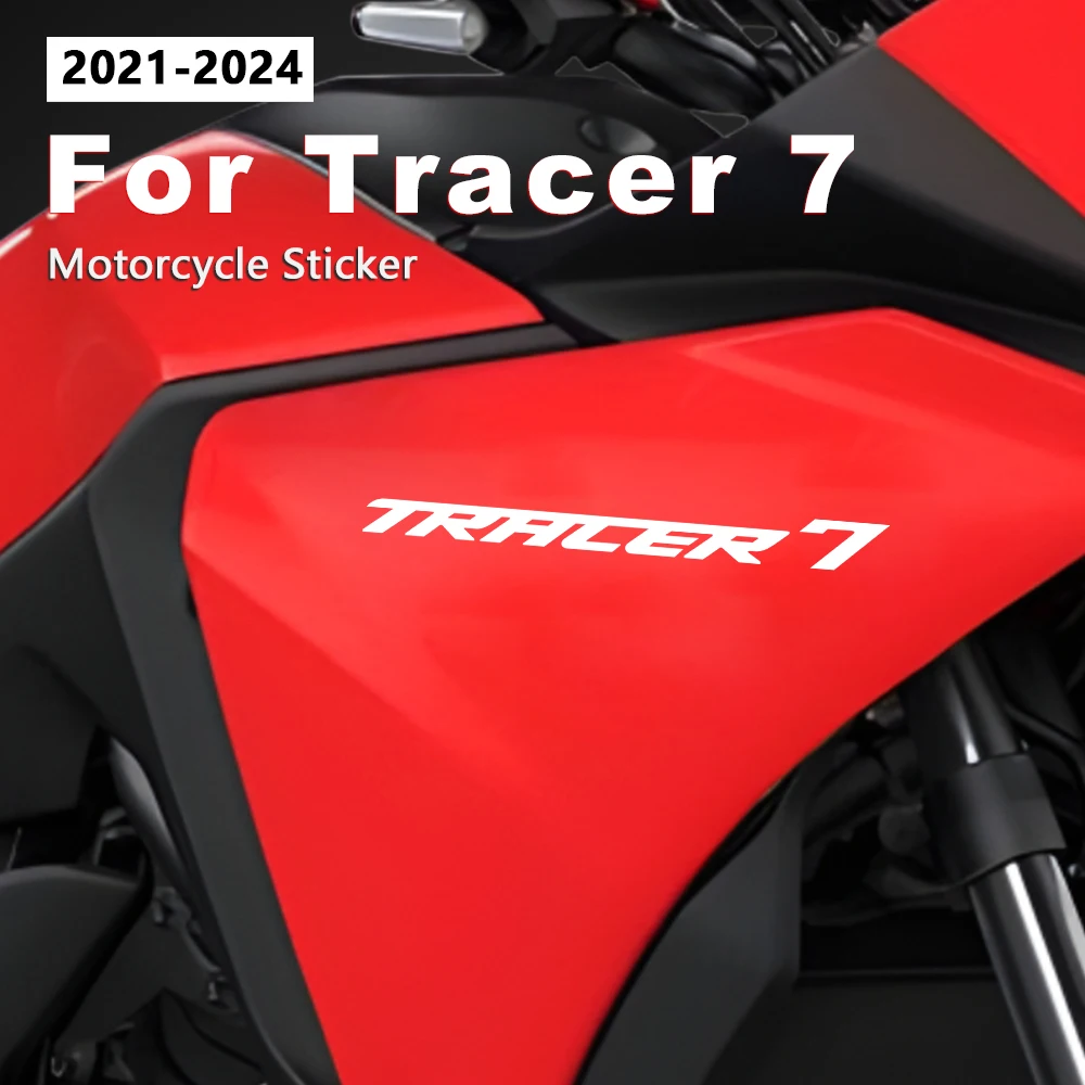 7.87 Inch Motorcycle Stickers for Yamaha Tracer 7 Accessories 2024 2023 2022 2021 Decals Waterproof Vinyl Motorbike Sticker