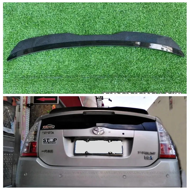 High Quality ABS Rear Trunk Wing Box Decorated Universal Spoiler For Toyota Prius 2009--2014
