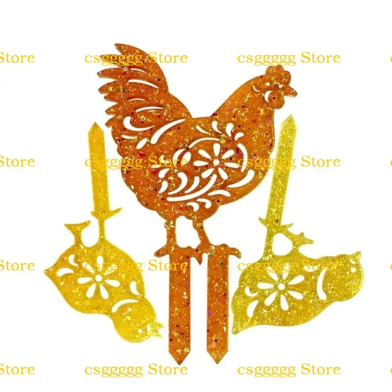 

9HJK Садовые метки Силиконовые плесени питомник