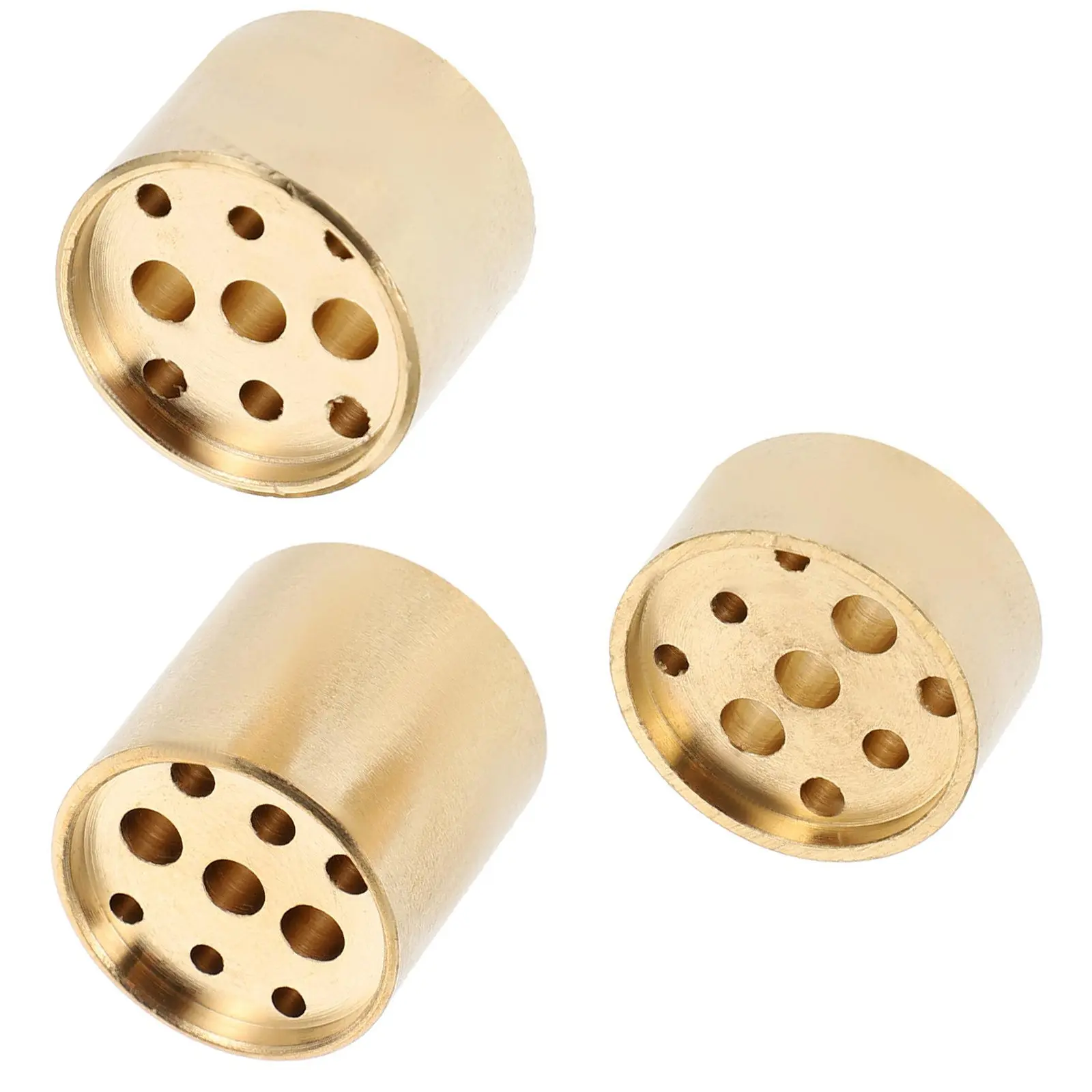 3Pcs Mini Incense Burner Retro Style Desktop Censer Decorative Incense Seat Corrosion Resistant Smooth Hand Feel