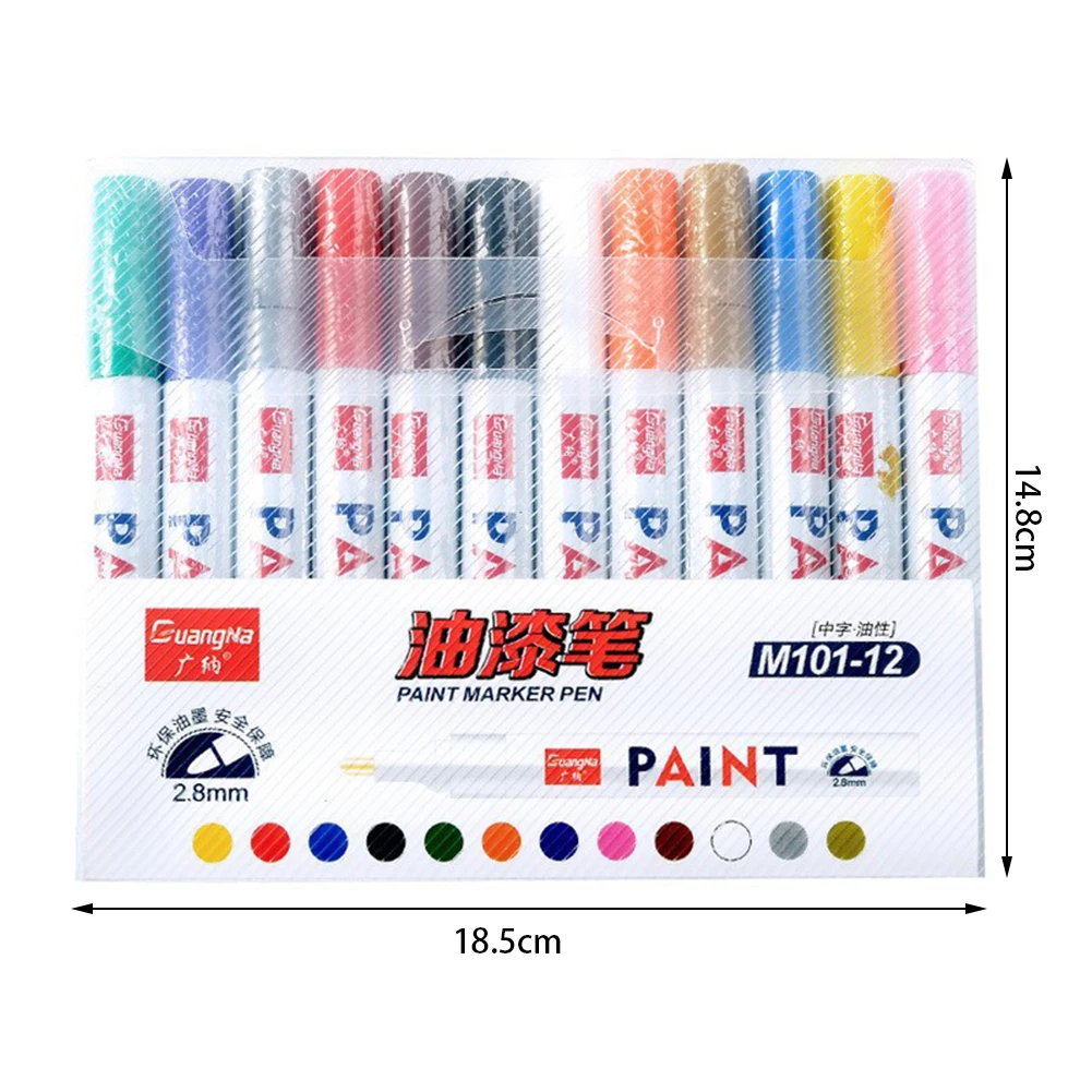 영구 페인트 마커, 휴대용 스무딩 잉크 페인팅 도구, 채색 스케치용