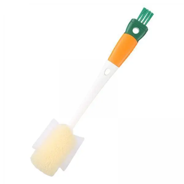 Multifunctional Silicone Bottle Brush Long Handle Non Slip Cleaner for Bottles Cups Pans Household Dishes