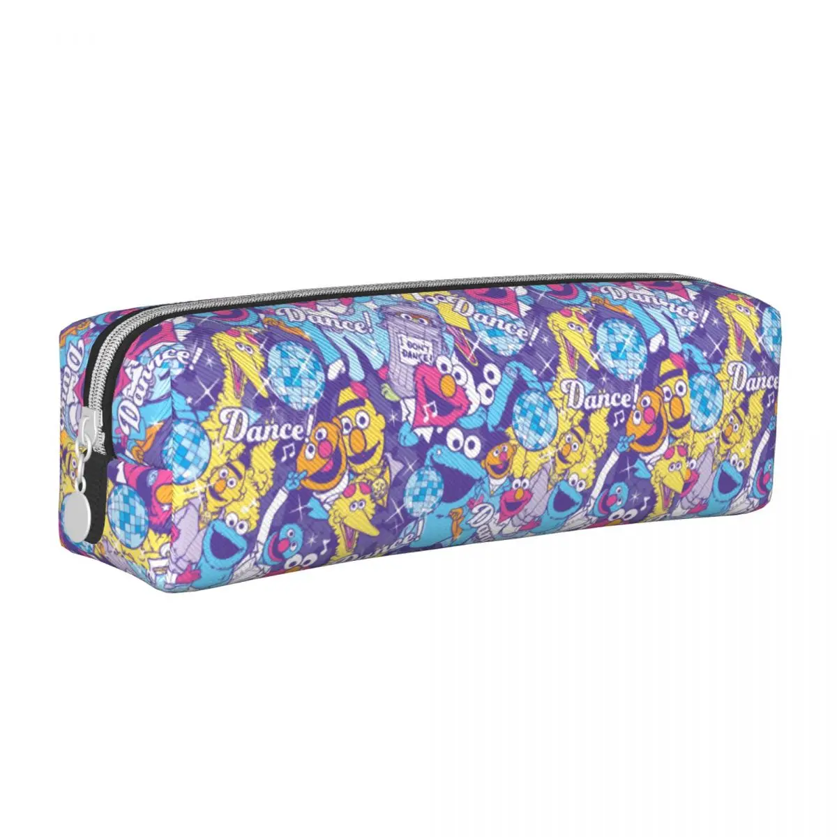 Keks Monster groovy Tanz Bleistift Fall niedlichen Stift Tasche Student große Kapazität Schul bedarf Reiß verschluss Pencil cases