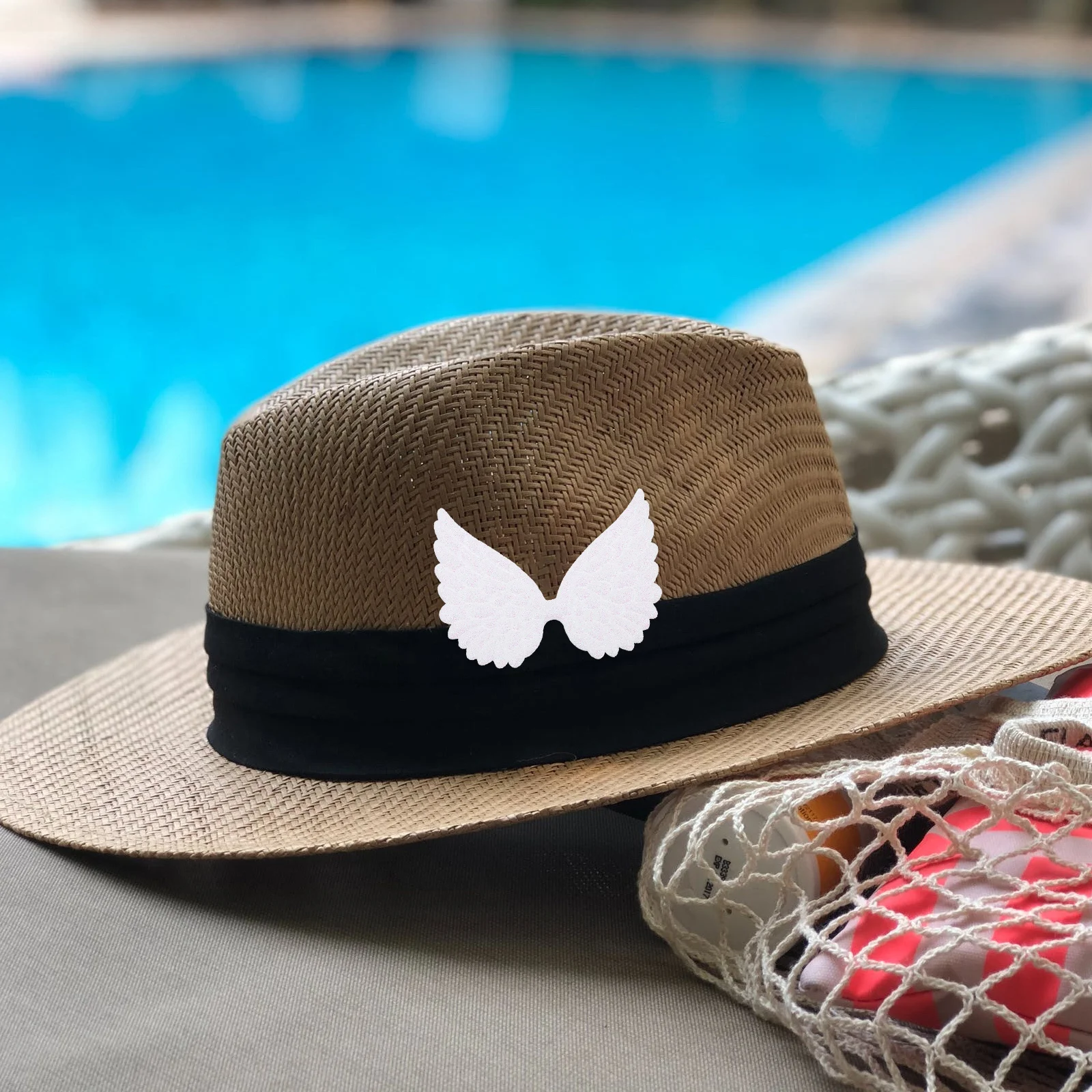 

30Pcs Angel Wing Decorations Mini Glitter Wings for Cake Topper Jewelry Making Seasonal Crafts Angel Wing for Crafts