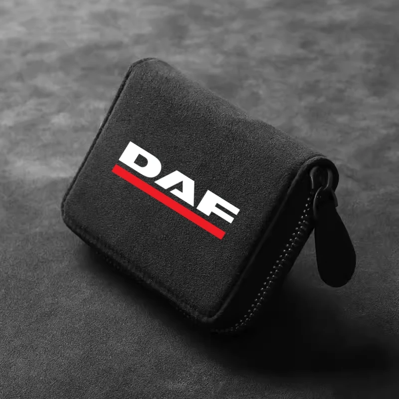 Dahf xf-ジッパー式カードウォレット,運転免許証,銀行カード,コイン財布,保存アクセサリー,105 106xf lf