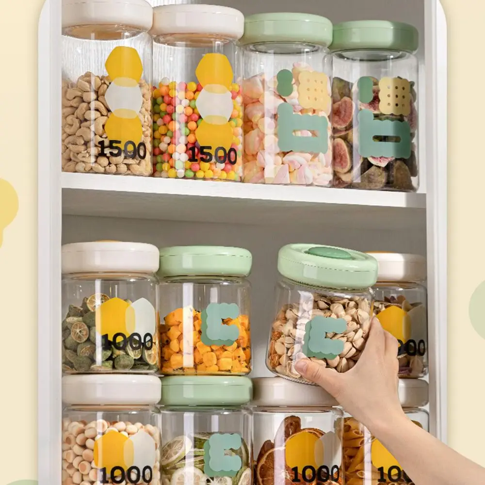 Press Type Airtight Food Storage Containers Vacuum Sealed One Button Opening Cereals Storage Box Food Grade Leak-proof