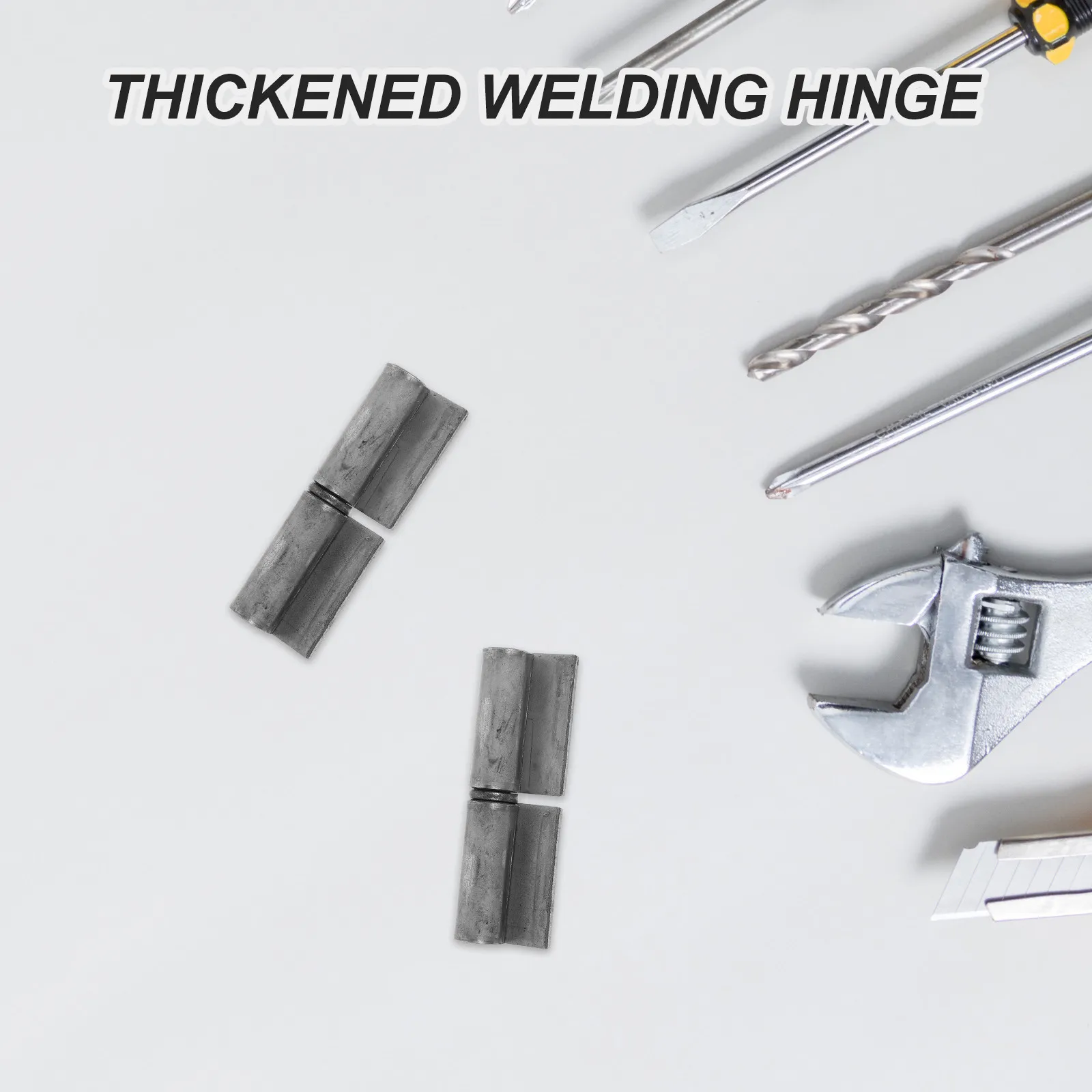 

10Pcs Heavy Duty Weldable Flag Hinges 3 Inch Steel Detachable Lift Off Door Hinges for Trailer Ramp Gate Garage Window Hardware