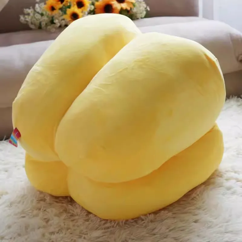 Cute Pepper Plush Toy Yellow Pepper Doll Big Chili Pillow Cushion Sleeping Vegetable Doll INS Home Textile 15.7inch 40cm DY10208