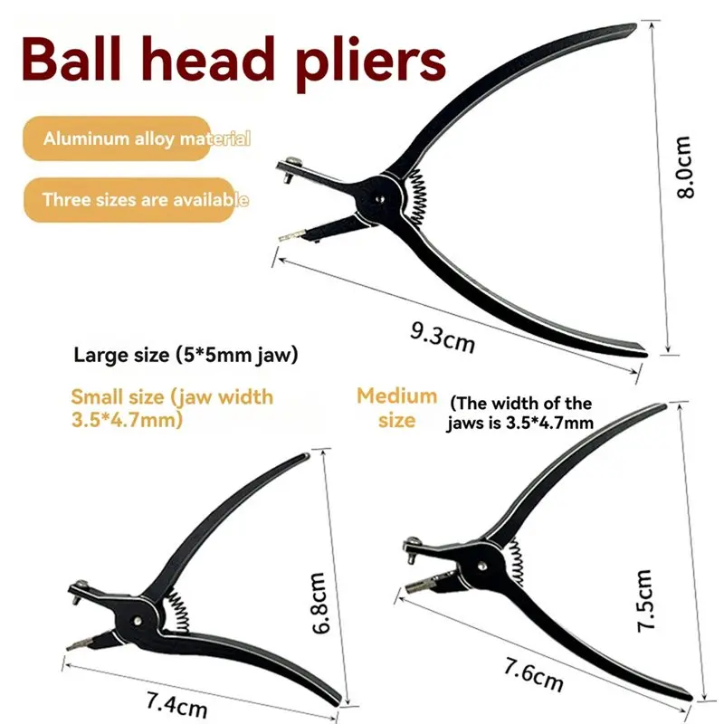 B44C RC هليكوبتر الكرة المشتركة مشبك إزالة كماشة RC مجموعة أدوات إصلاح ل هليكوبتر طائرة RC هليكوبتر قطع الغيار #6
