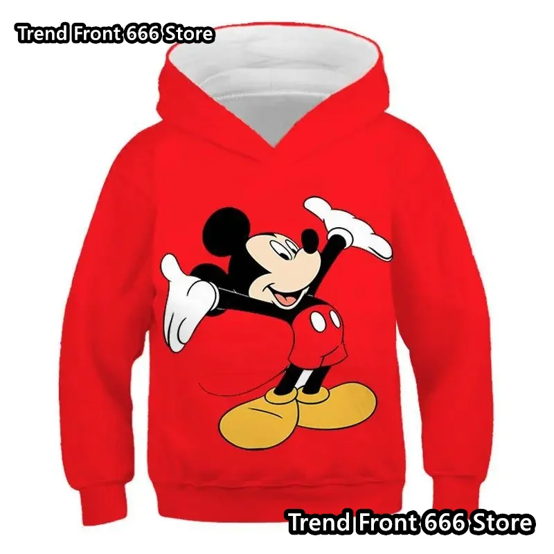 New Arrives Mickey Mouse 3D Print Boys Girls Disney Hoodie Kids Pullover Hoodies Hot Game Hoodies Long Sleeve Sweatshirt